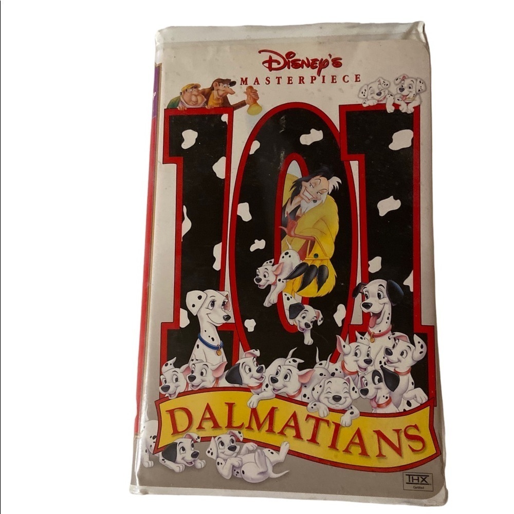 Disney 101 Dalmatians VHS Tape Masterpiece Collection Vtg Clamshell Rare Edition